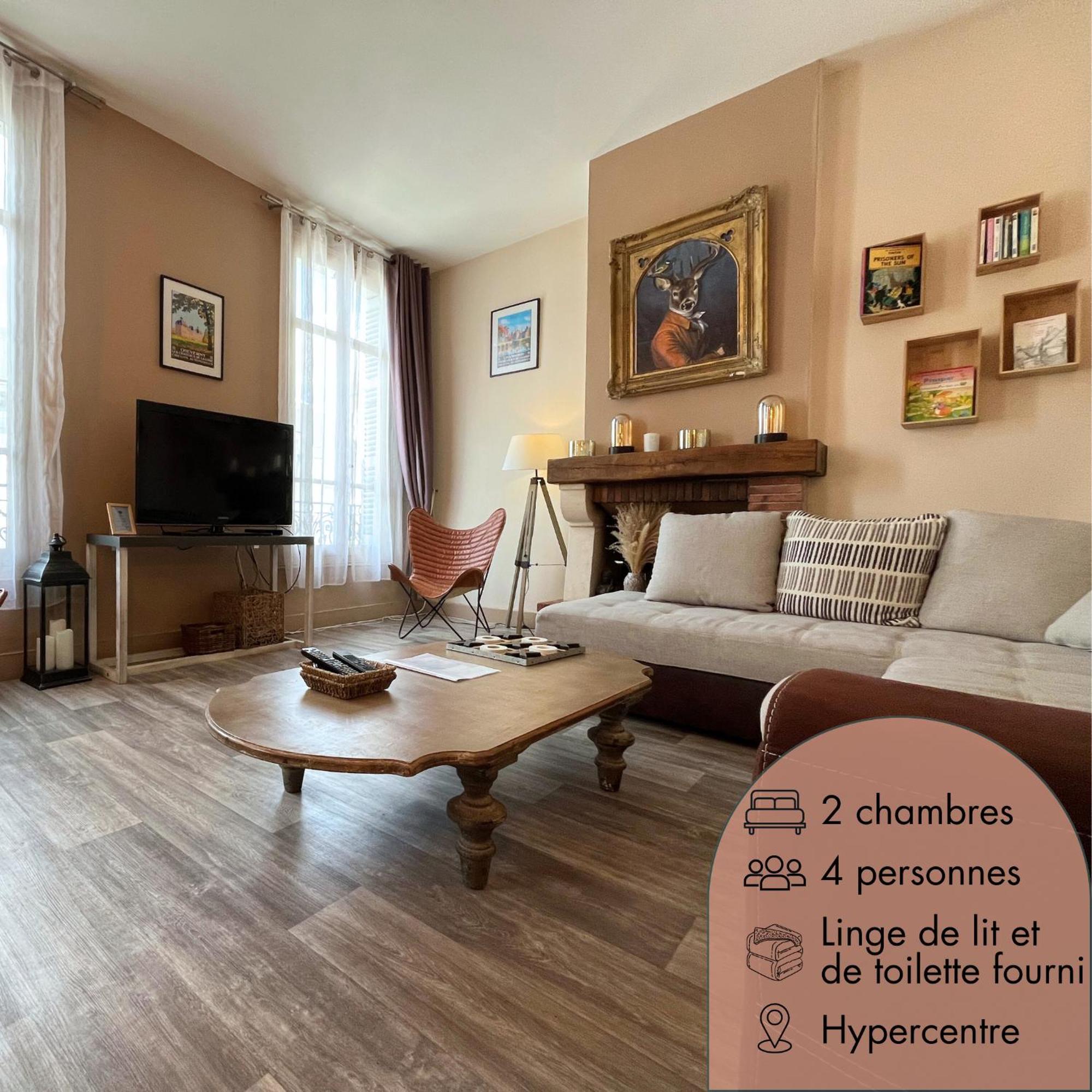 Cote Chateau - Grand Appartement Au Coeur De Blois Exteriér fotografie